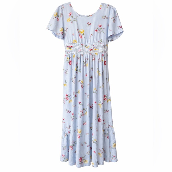 Worthington Dresses & Skirts - Worthington Maxi Dress blue floral size 4